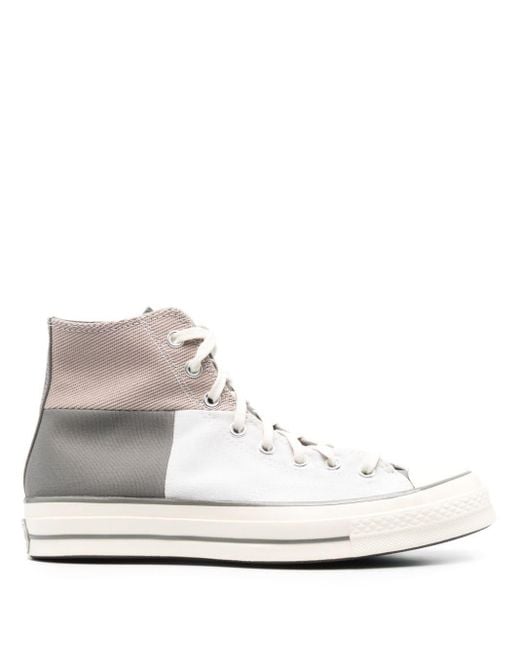 Converse Chuck 70 Crafted Patchwork Sneakers in het White voor heren