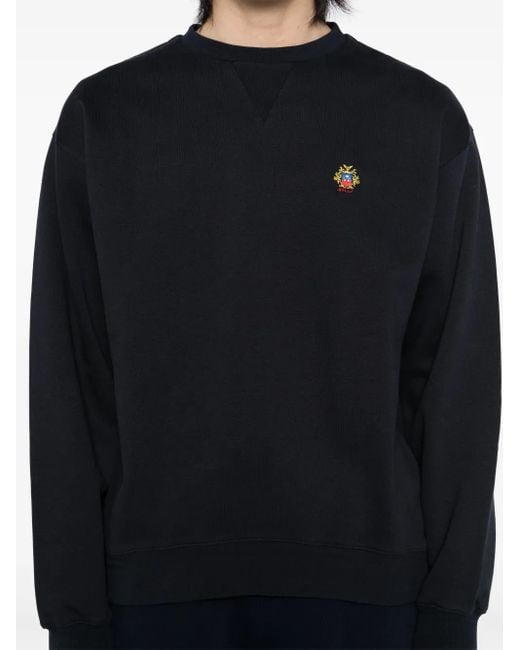 Bally Black Logo-Embroidered Sweatshirt for men