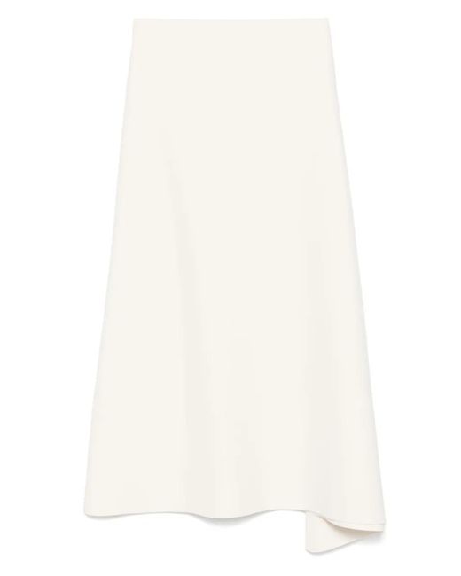 Jil Sander ニット マキシスカート White