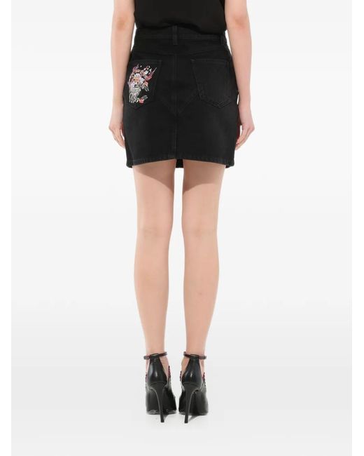Givenchy Denim Mini-Rok in het Black