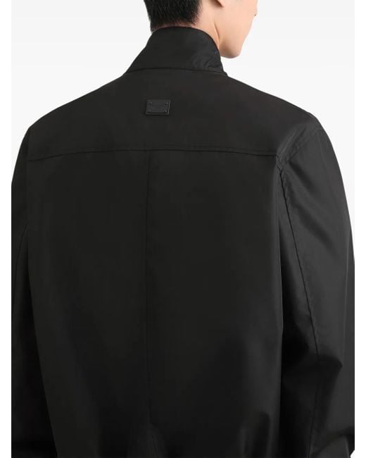 Dolce & Gabbana Bomberjack Met Rits in het Black voor heren