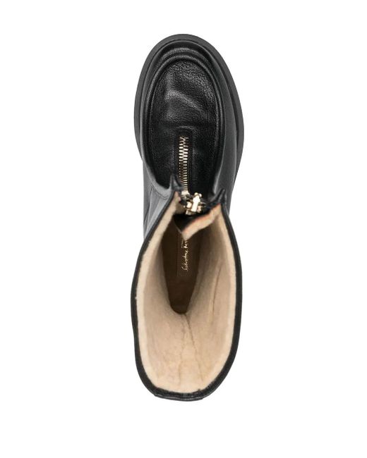 Ferragamo Black Ankle Boots