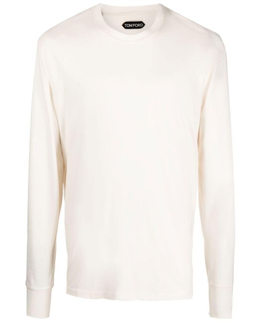 Tom Ford Andere materialien t-shirt in Weiß für Herren Herren Bekleidung Hemden 