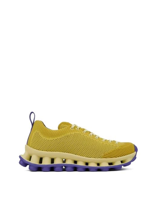 Camper Yellow X Sunnei Pelotissima Knit Sneakers for men