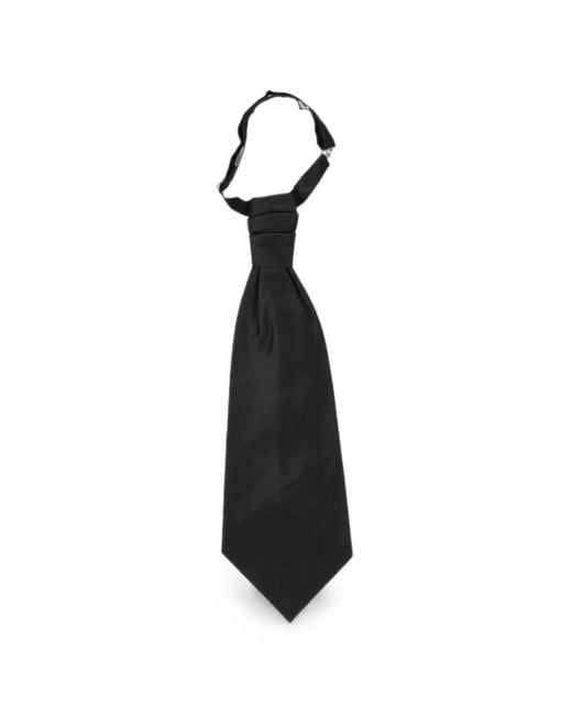 Corneliani White Solid-Colour Ascot Tie for men