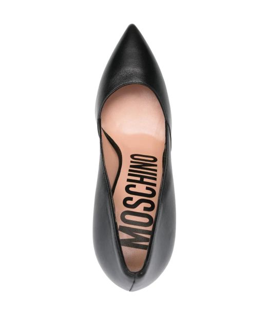 Moschino Black Pointed Toe Pump