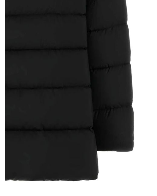 Moorer Black Quilted Down Jacket