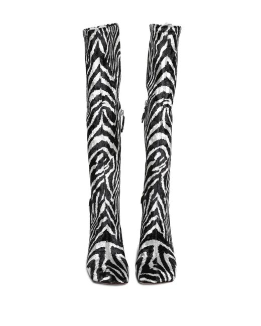 AMINA MUADDI White 95Mm Marine Boots