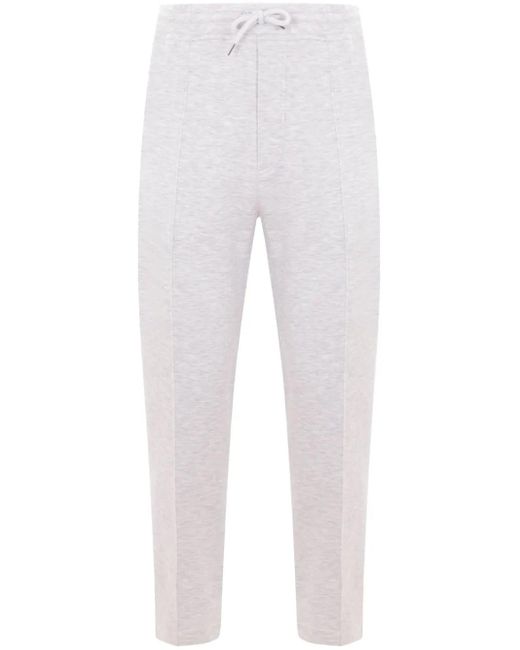 メンズ Brunello Cucinelli テーパード トラックパンツ White