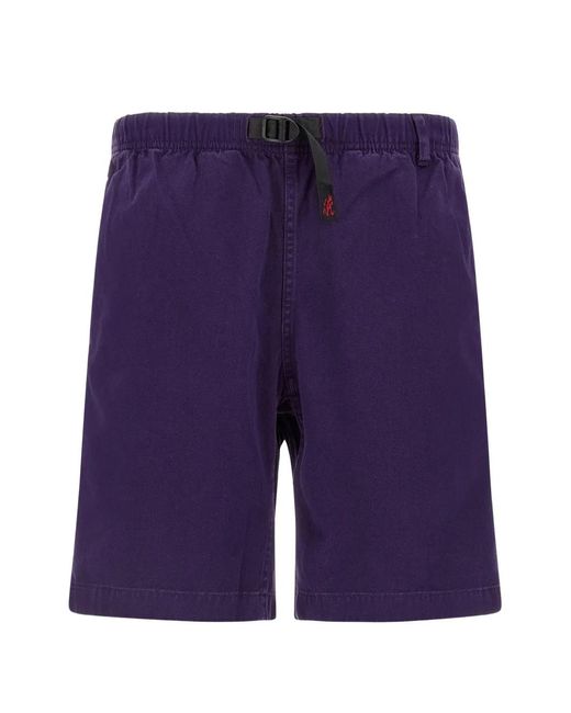 Gramicci Blue Elasticated-Waist Shorts for men