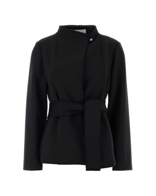 Max Mara Black Talamo Wrap Blazer