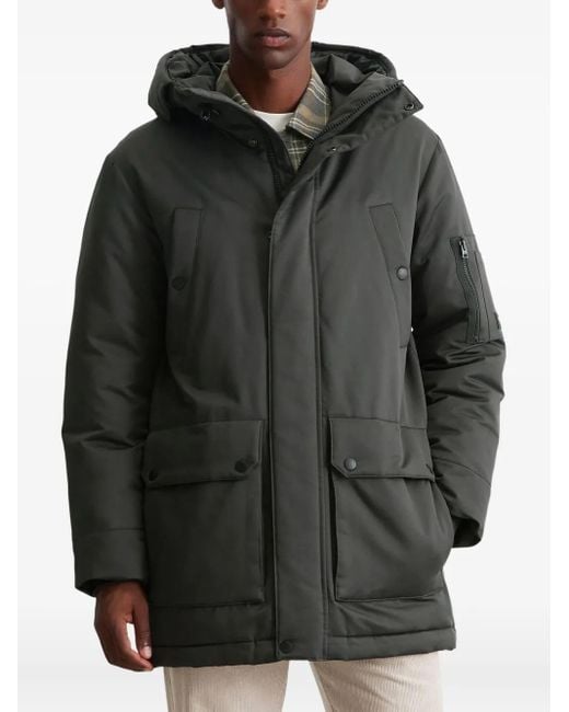 Marc O' Polo Gray Padded Parka Jacket for men