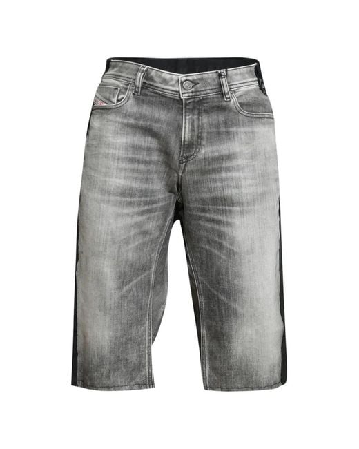 PROTOTYPES Gray Denim Shorts for men