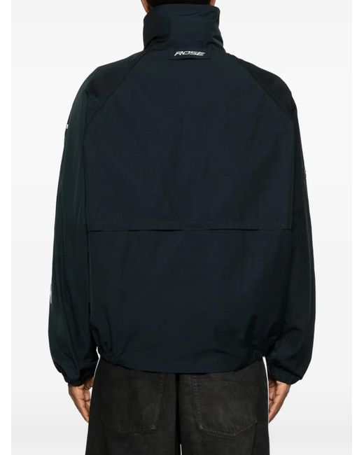 Martine Rose Black Crest-Embroidered Jacket for men