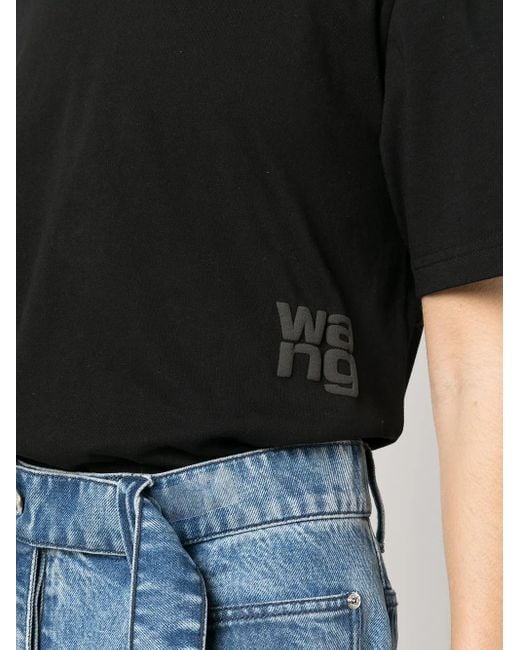 Alexander Wang Black Logo T-Shirt