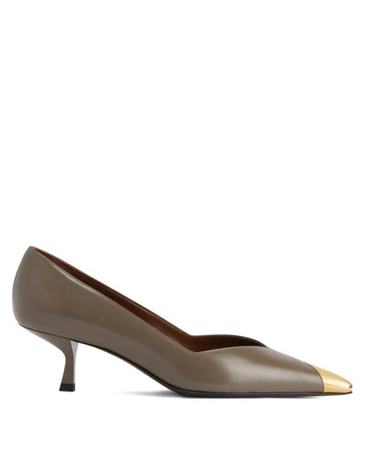 Giuseppe Zanotti Brown 50Mm Melaine Pointed Pumps