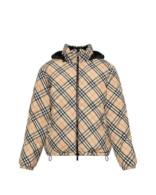 Burberry Natural Check-Pattern Reversible Jacket for men
