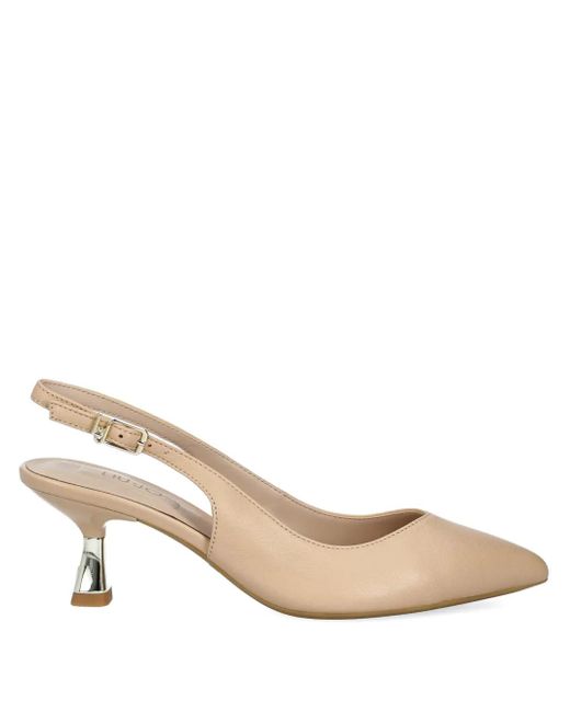 Liu Jo Natural 65Mm Slingback Pointed-Toe Pumps