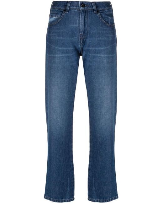 Max Mara Straight Jeans in het Blue
