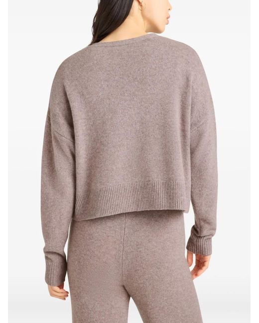 Cinq À Sept Brown Kavita Chain-Cashmere Cardigan