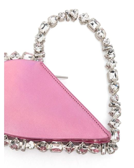 L'ALINGI Pink Taliya Heart-shaped Clutch Bag