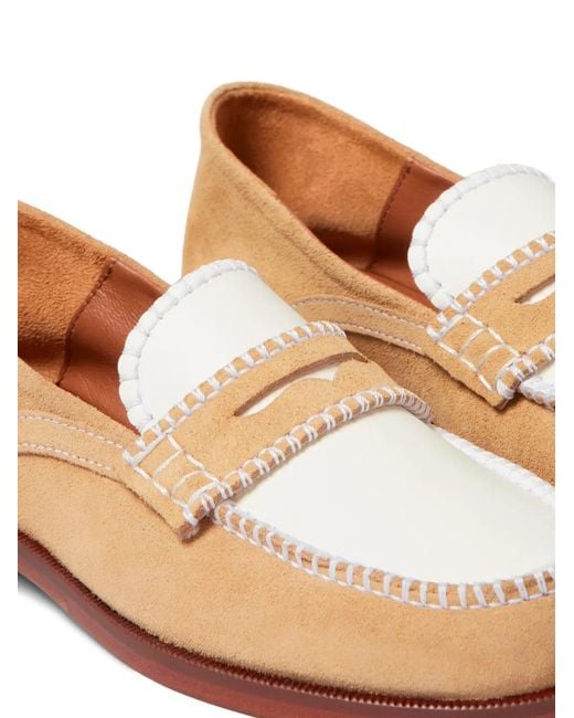 Claudie Pierlot Brown Round-Toe Loafers
