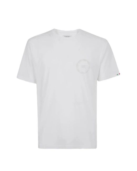 Stefano Ricci White Ghiere Nodi T-Shirt for men