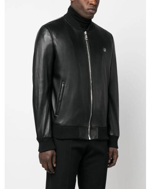 Philipp Plein Black Jacket for men