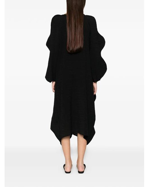 Henrik Vibskov Black Robe Octo À Design Drapé