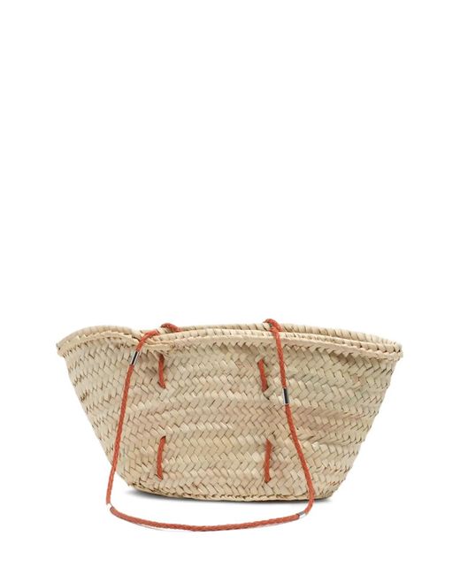 Bimba Y Lola Natural Medium Braided-Strap Shoulder Bag