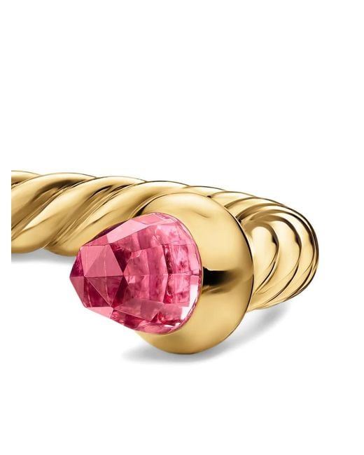 David Yurman Metallic Micro Cablespira Flex Open Ring