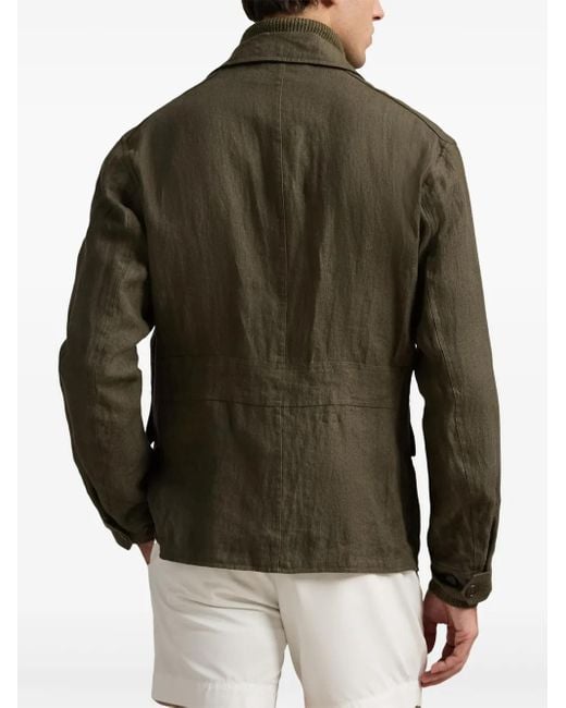 メンズ Polo Ralph Lauren リネンジャケット Green