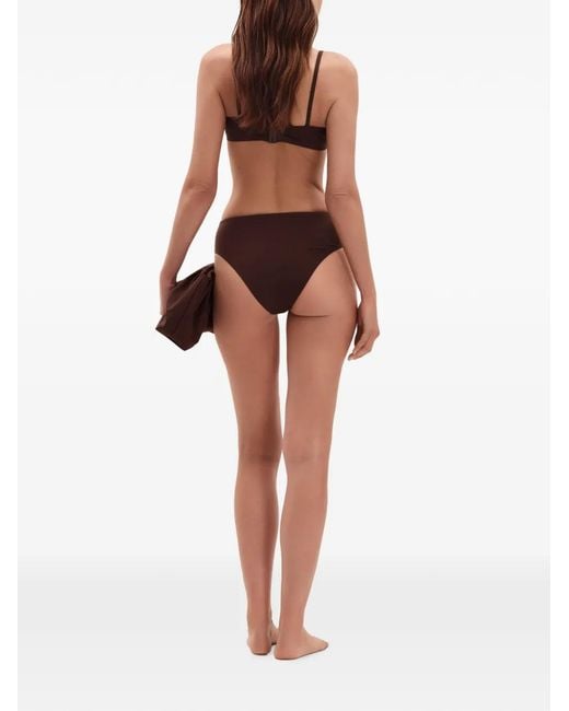 Eres Brown Elancée Triangle Bikini Top