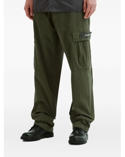 Izzue Green Pantalon À Poches Cargo for men