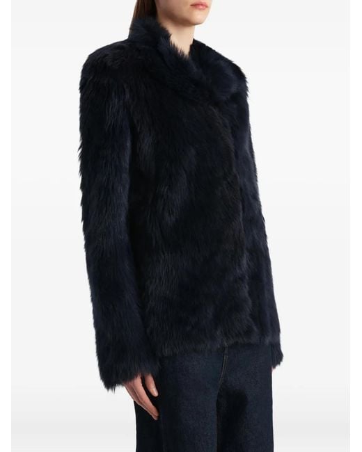 Khaite Blue Collared Jacket