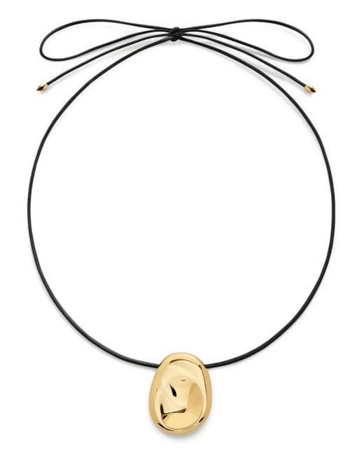 Collar Aria Monica Vinader de color Metallic