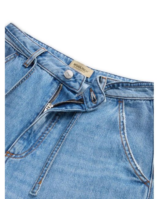 Woolrich Blue Belted Jeans