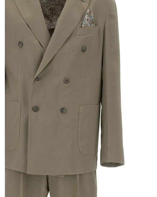 Bob Natural Double-Breasted Suit for men