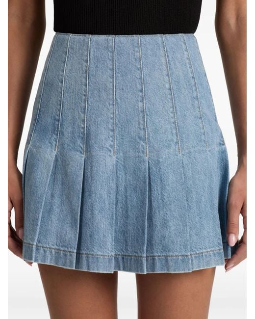 Alice + Olivia JUPE COURTE CARTER en Blue Alice + Olivia