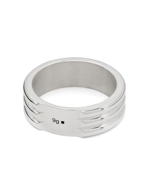 Le Gramme Gray Sterling 9G Gordon Band Ring