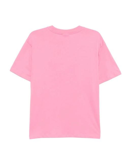 Chocoolate Pink Logo-Embroidered T-Shirt