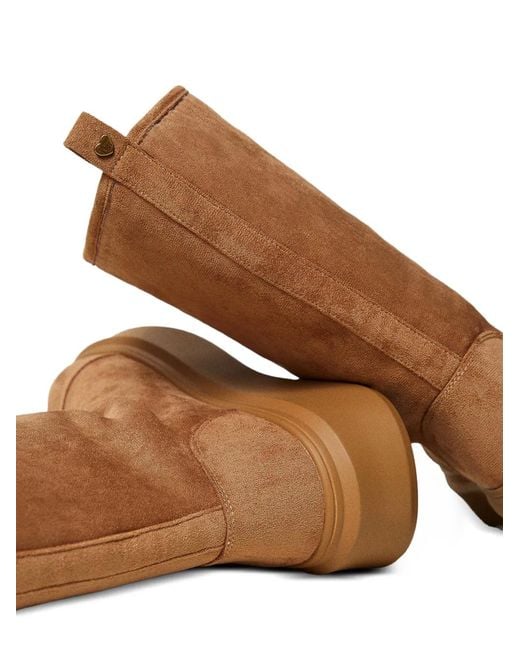 Twinset Brown Lined Platform Boots