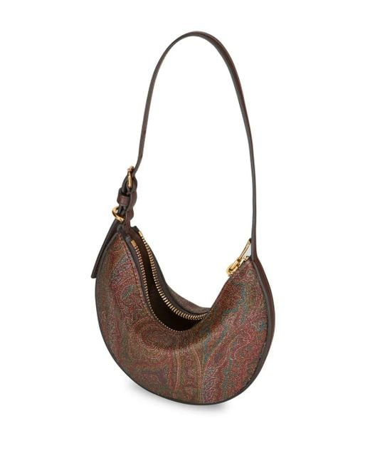 Etro Brown Essential Mini Shoulder Bag