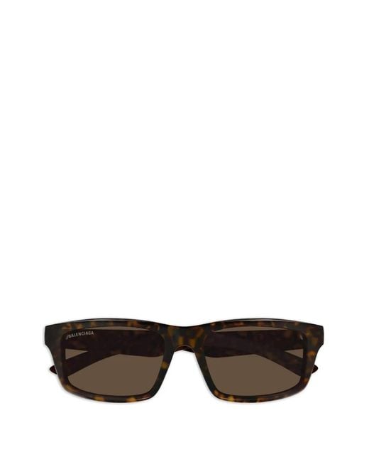 Balenciaga Gray Square-Frame Sunglasses for men