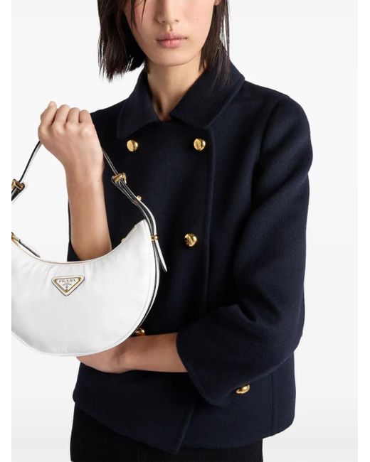 Chaqueta Con Doble Botonadura Prada de color Blue