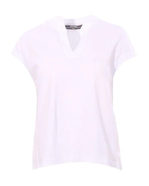 K-Way White Isere T-Shirt