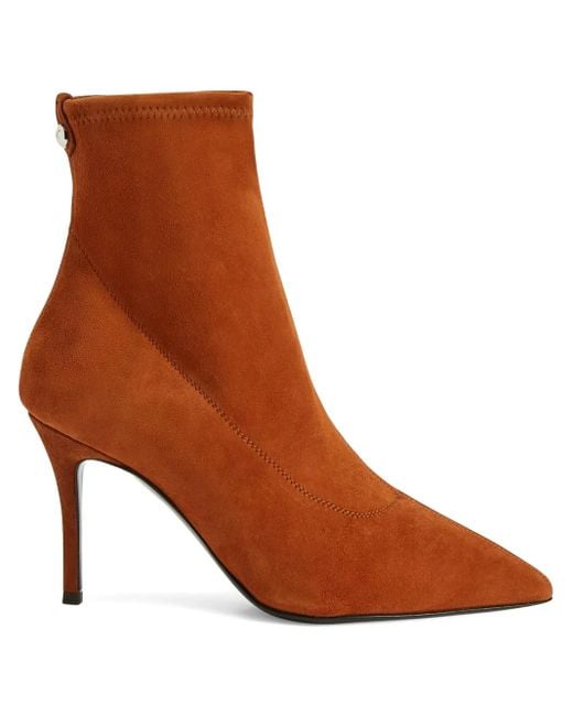 Giuseppe Zanotti Brown Spitze Mirea Stiefel