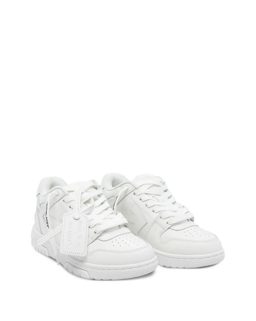 Off-White c/o Virgil Abloh White Logo-Patch Sneakers