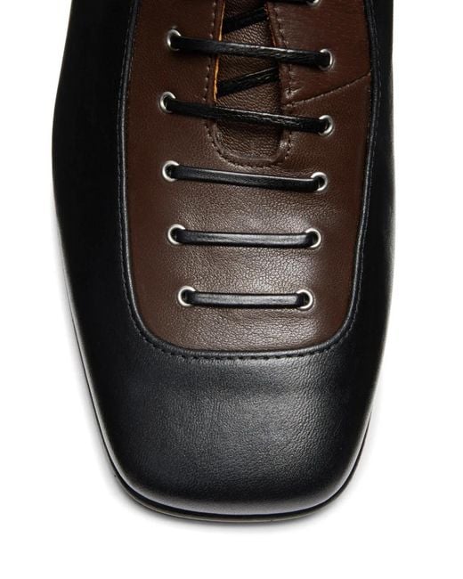 LILI CURIA Black Jules Laced Ankle Boots