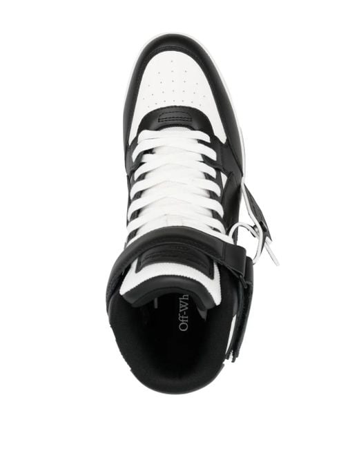 Off-White c/o Virgil Abloh Black Off -white Out Of Office Mid-top Sneakers for men